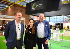 Nico van der Spek, Desiree van den Breevaart and Frank Combee of Hortus.